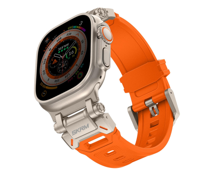 Pasek i akcesoria do zegarków SKINARMA Titon Apple Watch Ultra 49mm orange